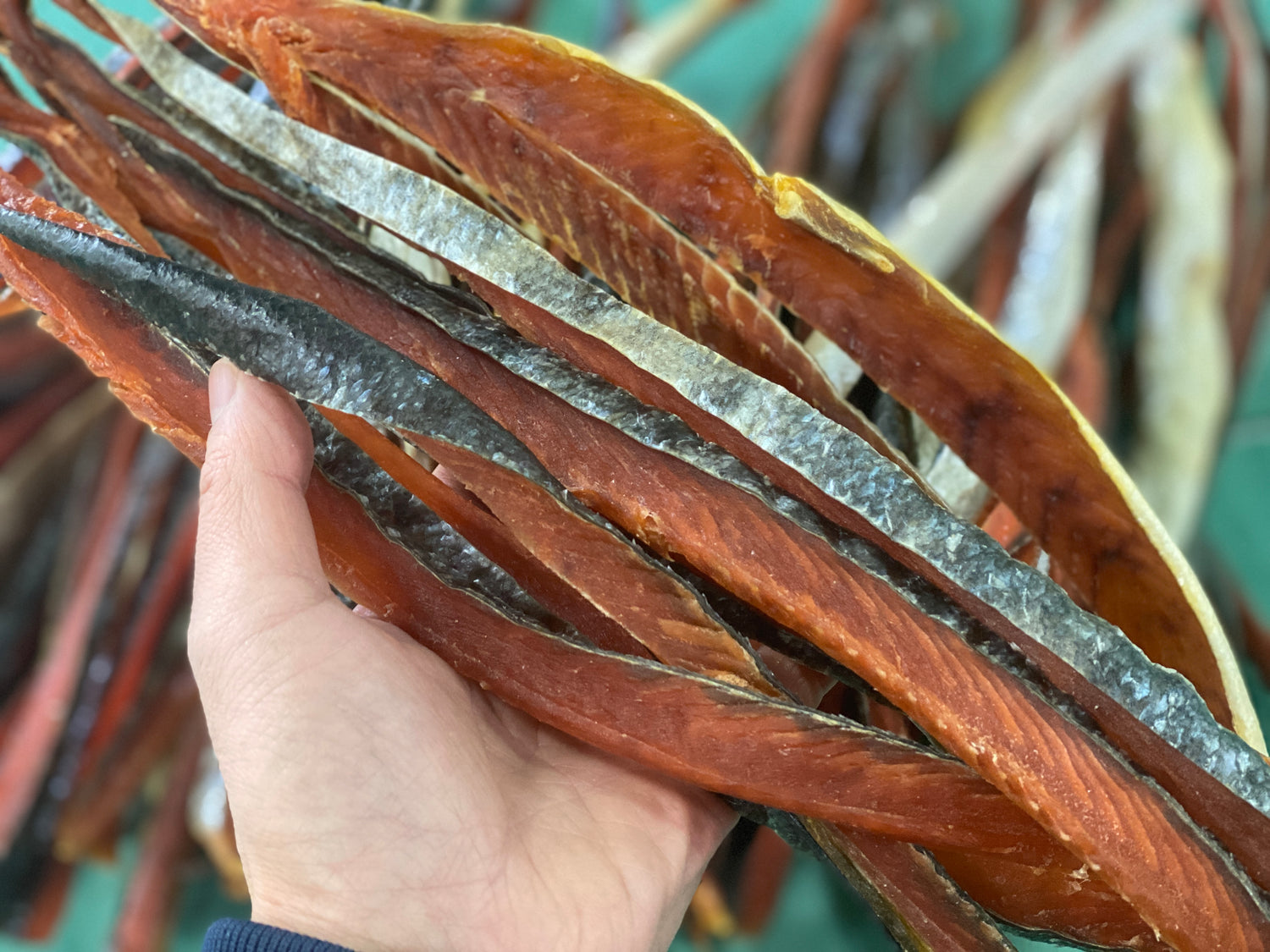 北海道産昔風鮭とば