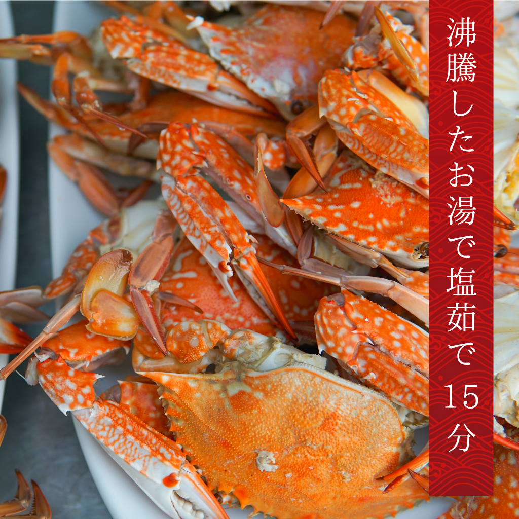 北海道小樽産ワタリ蟹(オス)