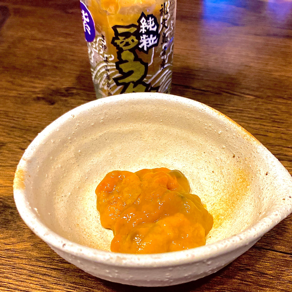 北海道礼文島産一汐うに瓶(キタムラサキうに白)