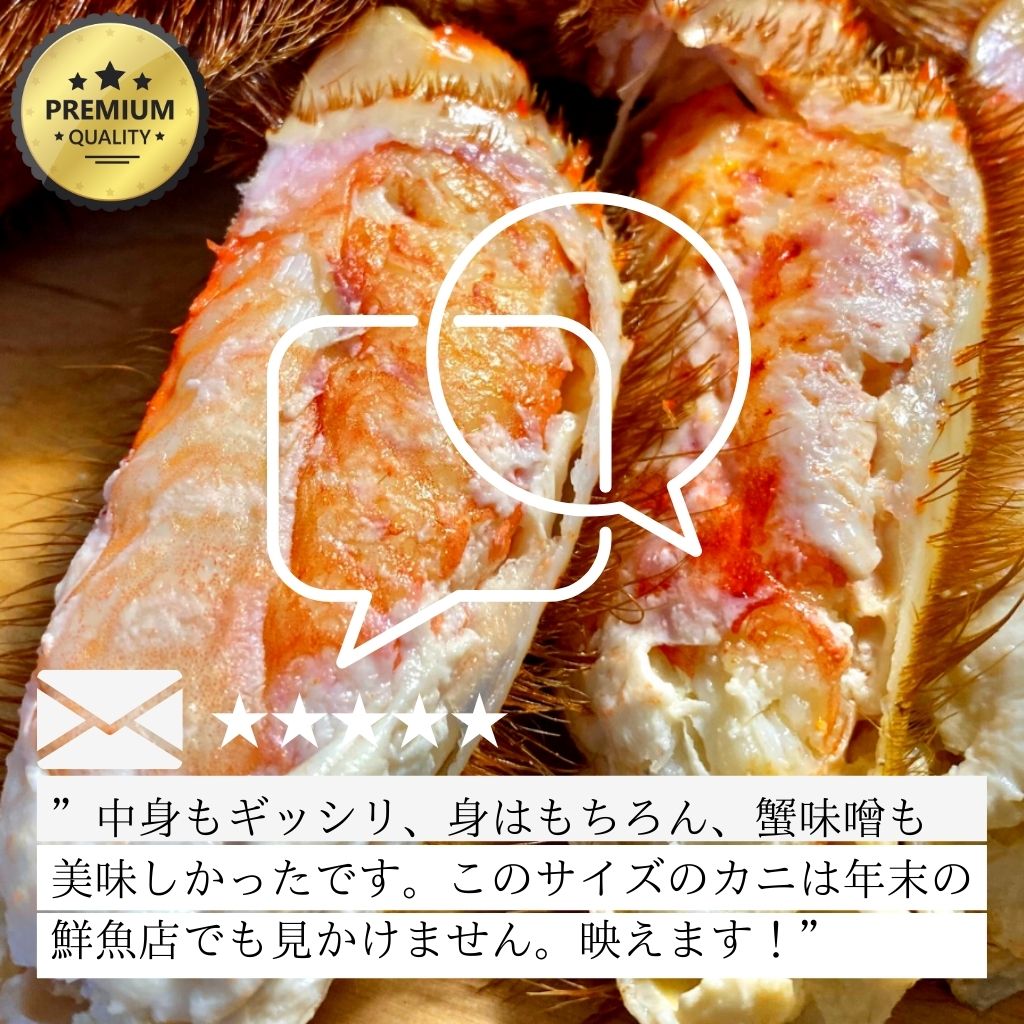 北海道産特大プレミアム毛蟹(900g以上)