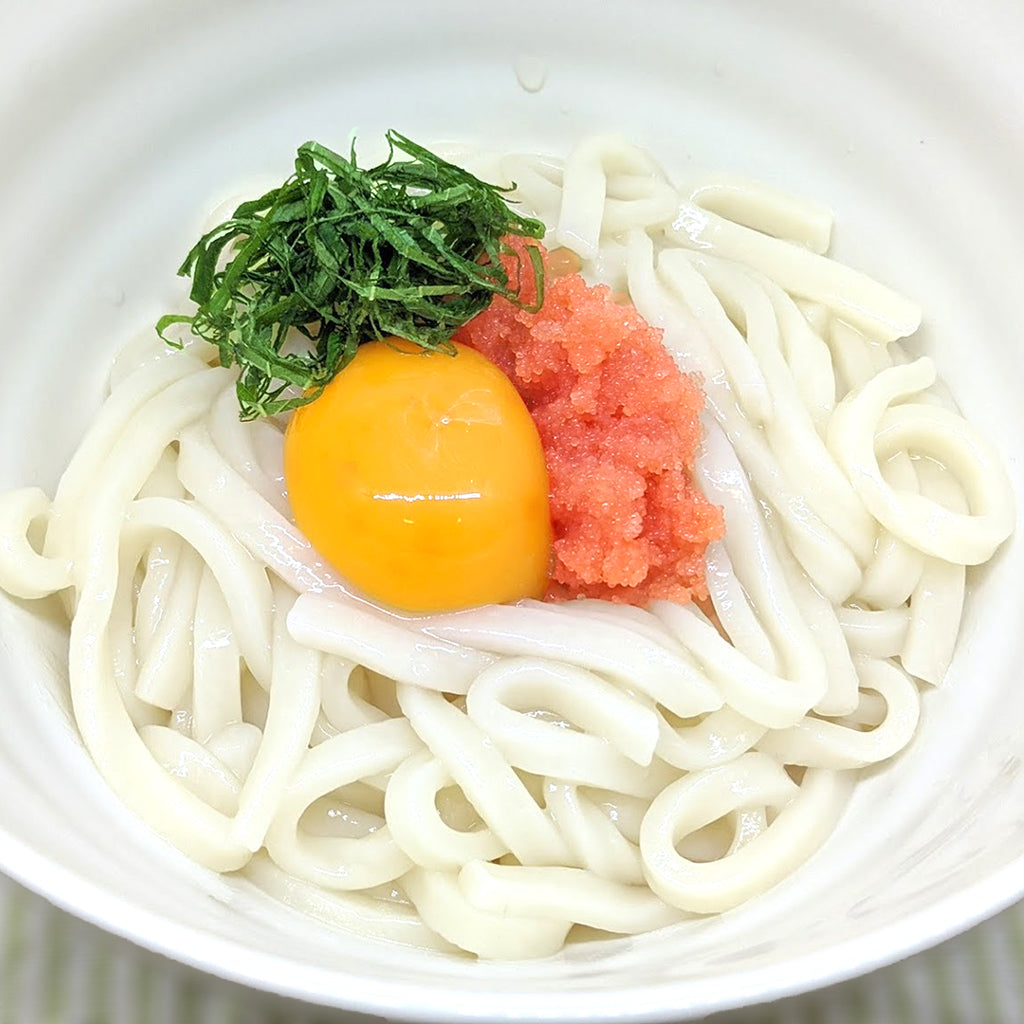 明太 釜 玉 うどん