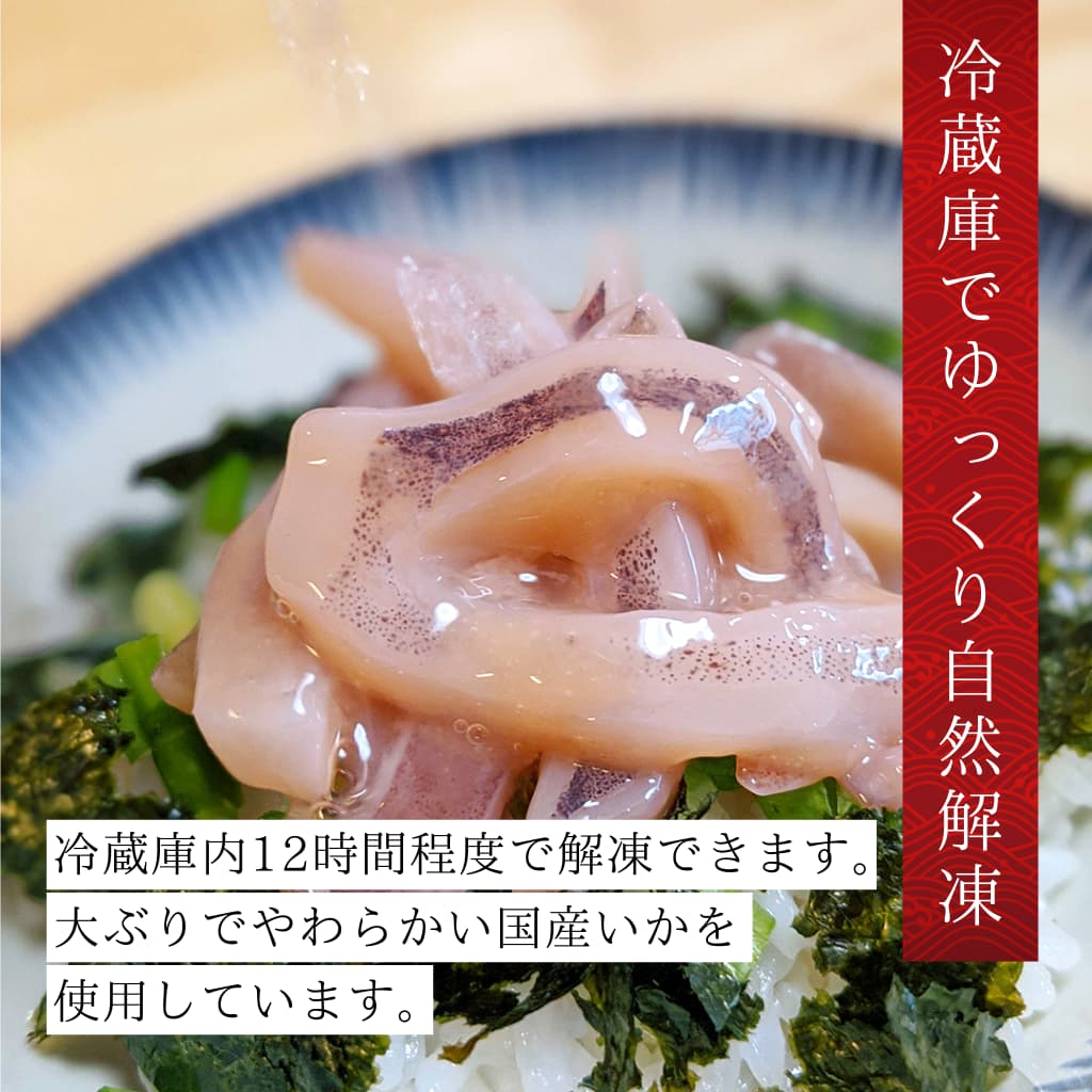【会員限定】大ぶり柔らか国産イカ塩辛1kg