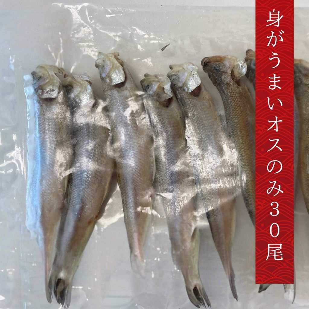 北海道産特大プレミアム本ししゃも（オス30尾）