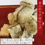 味付け子持ち昆布白醤油仕立て（200g）を北海道から通販・取り寄せ｜ 北海道の海産物通販：飯坂冨士商店オンラインショップ | 飯坂冨士商店